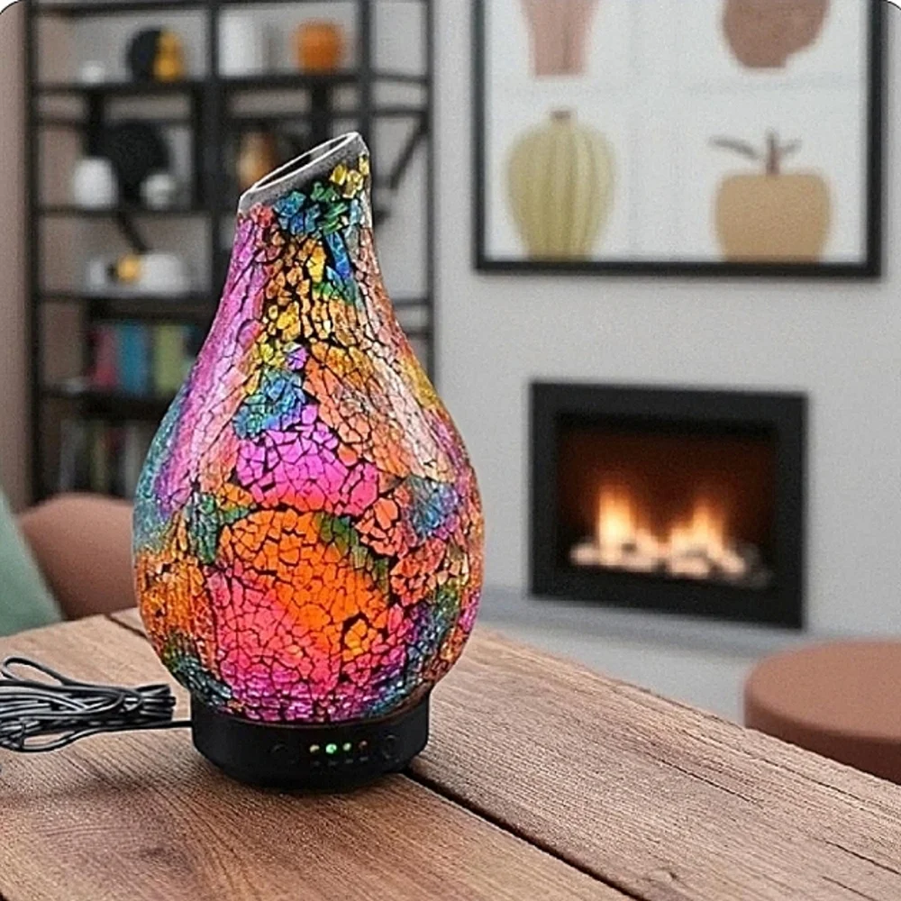Colorful Mosaic Glass Aroma Diffuser